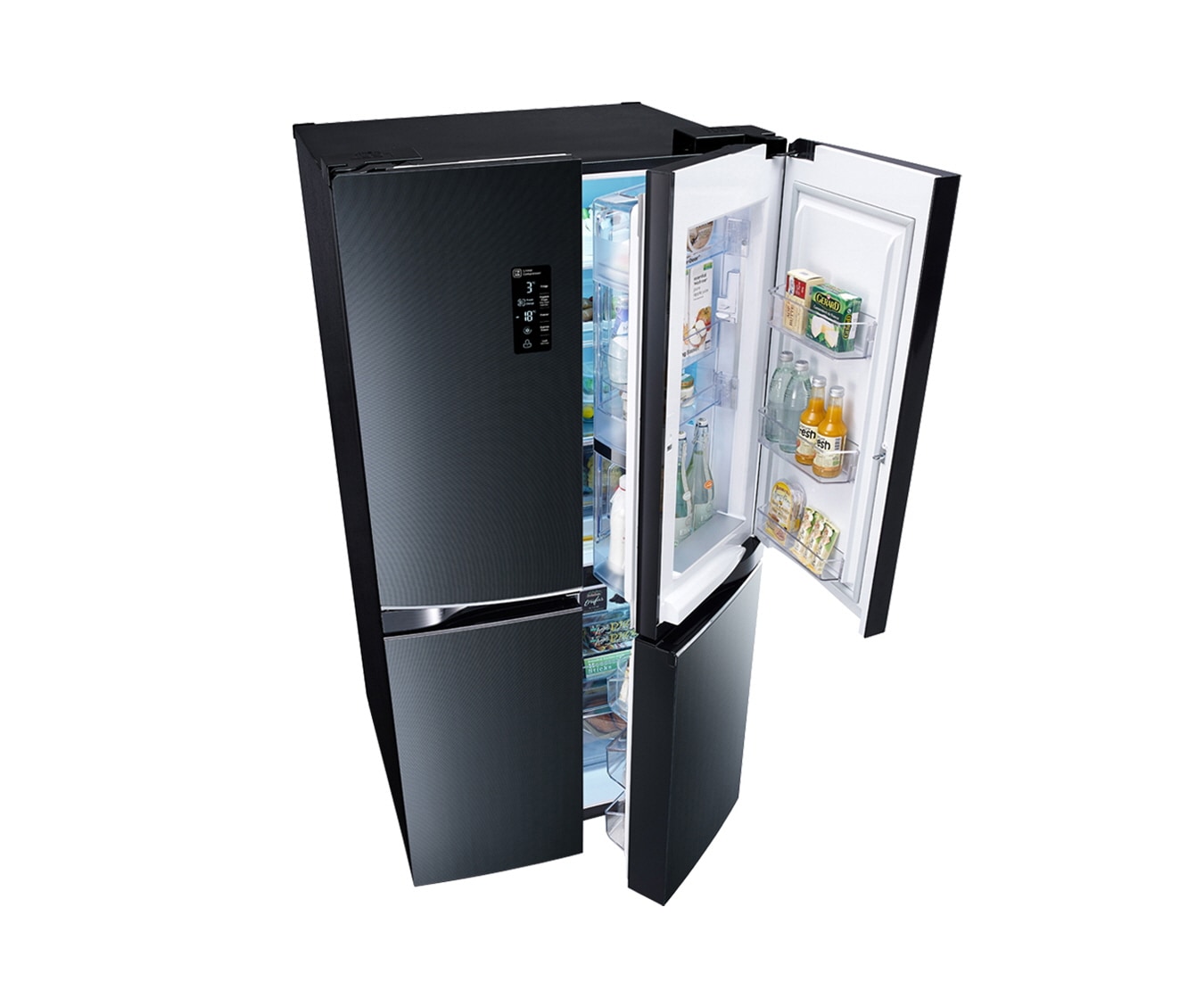 LG Side by Side Dual Door-in-Door™, GR-D34FBGHL